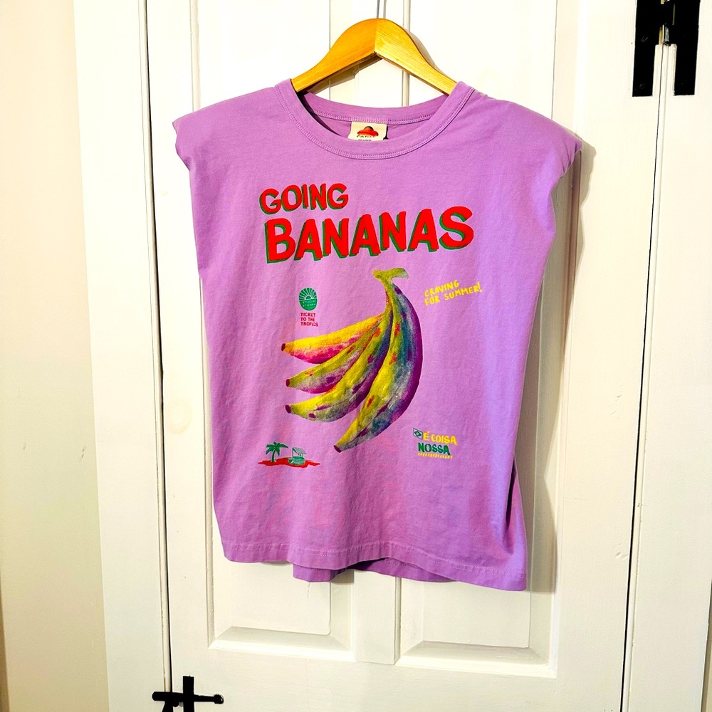 Farm Rio Medium Sleeveless t shirt 100% cotton